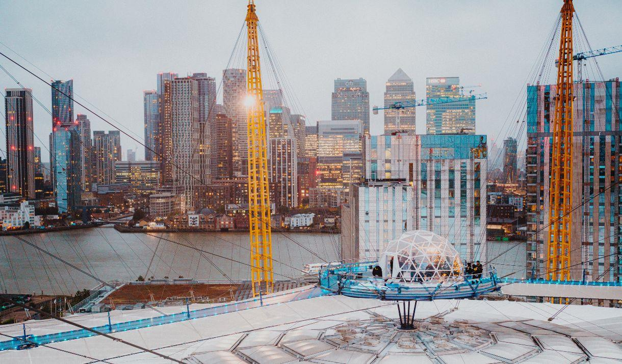 Snow Globe Climb at Up at The O2